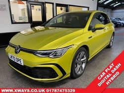Yellow Used 2020 VW Golf VII R-line Hatchback | £19,995 (Fair price)