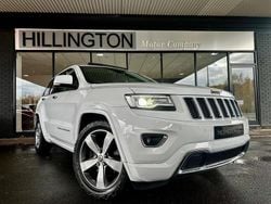 White Used 2017 Jeep Grand Cherokee Overland SUV | £18,895 (Fair price)