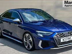 Blue Used 2021 Audi S3 Comfort Sedan | £28,274 (Good price)