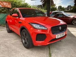 Red Used 2020 Jaguar E-Pace Chequered Flag SUV | £20,995 (Fair price)