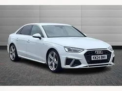 White Used 2024 Audi A4 S-Line Sedan | £28,499 (Fair price)