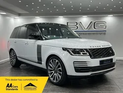 White Used 2018 Land Rover Range Rover Vogue SUV | £29,994 (Fair price)