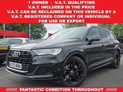 Black Used 2020 Audi Q7 S-Line SUV | £26,490 (Expensive)