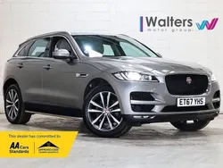 Silver Used 2018 Jaguar F-Pace Portfolio SUV | £16,000 (Fair price)