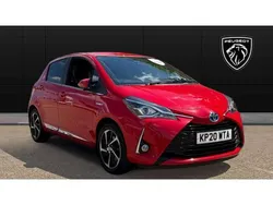 Red Used 2020 Toyota Yaris Hybrid Hatchback | £13,923 (Fair price)