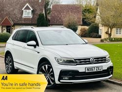 White Used 2017 VW Tiguan R-line SUV | £19,490 (Good price)