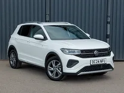 White New 2024 VW T-Cross R-line SUV | £25,498 (Fair price)