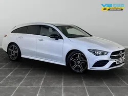 White Used 2023 Mercedes CLA180 AMG Line Premium Sedan | £20,595 (Super price)