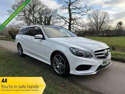 White Used 2025 Mercedes E350 AMG Line Premium Plus Estate | £12,990
