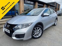Silver Used 2015 Honda Civic S Hatchback | £4,995 (Fair price)