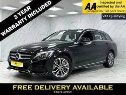 Black Used 2018 Mercedes C350e Estate | £11,395 (Fair price)