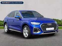 Blue Used 2022 Audi Q5 Sportback S-Line SUV | £32,114 (Fair price)