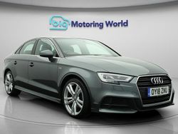 Grey Used 2018 Audi A3 S-Line Sedan | £13,900 (Fair price)