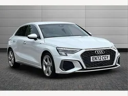 Glacier white Used 2023 Audi A3 S-Line Hatchback | £18,995 (Fair price)