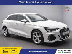White Used 2021 Audi A3 Sportback e-tron S-Line Sedan | £15,100 (Fair price)