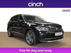 Black Used 2022 VW Tiguan Elegance SUV | £26,549 (Fair price)