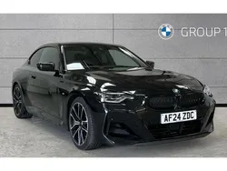 Black sapphire metallic paint Used 2024 BMW 220 M Sport Coupe | £32,895 (A bit pricey)