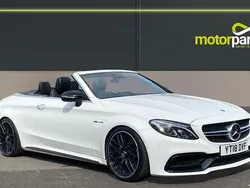 White Used 2018 Mercedes C63 AMG Premium Cabriolet | £31,400 (Good price)