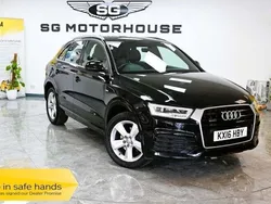 Black Used 2016 Audi Q3 S-Line SUV | £12,985 (Fair price)