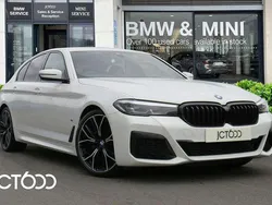White Used 2022 BMW 520 M Sport Sedan | £28,799 (Fair price)