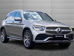 Mojave silver Used 2020 Mercedes GLC300 AMG Line Premium Estate | £27,990 (Fair price)
