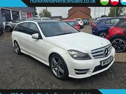 White Used 2014 Mercedes C220 Sport Edition Estate | £5,862 (Super price)