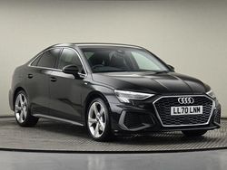 Mythos black Used 2020 Audi A3 S-Line Sedan | £19,450 (Fair price)