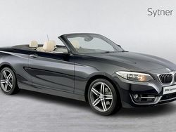 Black Used 2016 BMW 218 Sport Line Cabriolet | £12,500 (Fair price)