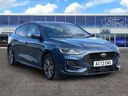 Blue Used 2022 Ford Focus ST-Line Hatchback | £16,695 (Fair price)