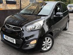 Black Used 2011 Kia Picanto 2 Hatchback | £2,475 (Fair price)