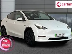 White Used 2024 Tesla Model Y Long Range SUV | £36,710 (Expensive)