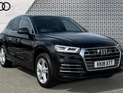 Black Used 2018 Audi Q5 S-Line SUV | £21,777 (Fair price)