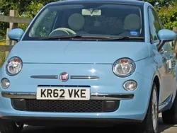 Blue Used 2013 Fiat 500 Lounge Hatchback | £5,495 (A bit pricey)