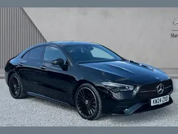 Black Used 2024 Mercedes CLA200 AMG Line Premium Plus Coupe | £33,445 (A bit pricey)