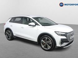 White Used 2022 Audi Q4 e-tron S-Line SUV | £24,549 (Fair price)
