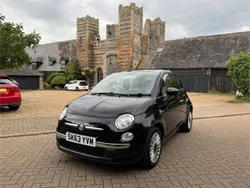 Black Used 2013 Fiat 500 Lounge Hatchback | £3,895 (Good price)