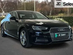 Black Used 2017 Audi A4 S-Line Sedan | £14,985 (Fair price)