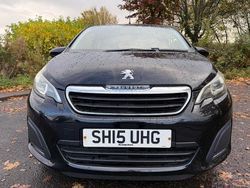 Black Used 2015 Peugeot 108 Active Hatchback | £2,750 (Good price)