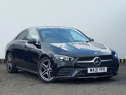 Black Used 2021 Mercedes CLA180 AMG line Sedan | £25,098 (Fair price)