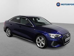 Blue Used 2022 Audi A3 S-Line Sedan | £20,249 (Fair price)