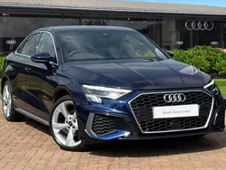 Blue Used 2022 Audi A3 S-Line Sedan | £21,490 (Good price)