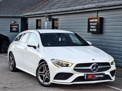 White Used 2020 Mercedes CLA220 Shooting Brake AMG line Estate | £17,489 (Fair price)
