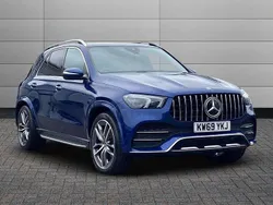 Blue Used 2020 Mercedes GLE400 AMG line SUV | £39,790 (Fair price)