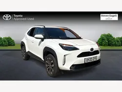 White Used 2023 Toyota Yaris Hybrid Design Hatchback | £21,388 (Expensive)