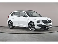 Moon white metallic Used 2025 Skoda Kamiq Monte Carlo SUV | £22,641 (Fair price)