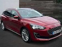 Red Used 2020 Ford Focus Vignale Estate | £15,799 (Fair price)