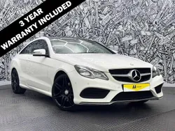 White Used 2014 Mercedes E220 AMG Coupe | £7,295 (Fair price)