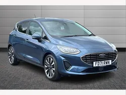 Blue Used 2022 Ford Fiesta Titanium Hatchback | £17,292 (Fair price)