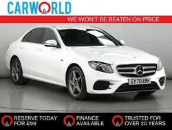 White Used 2020 Mercedes E300 AMG line Sedan | £17,990 (Fair price)