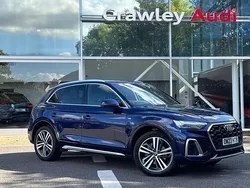 Blue Used 2023 Audi Q5 S-Line SUV | £35,290 (Fair price)